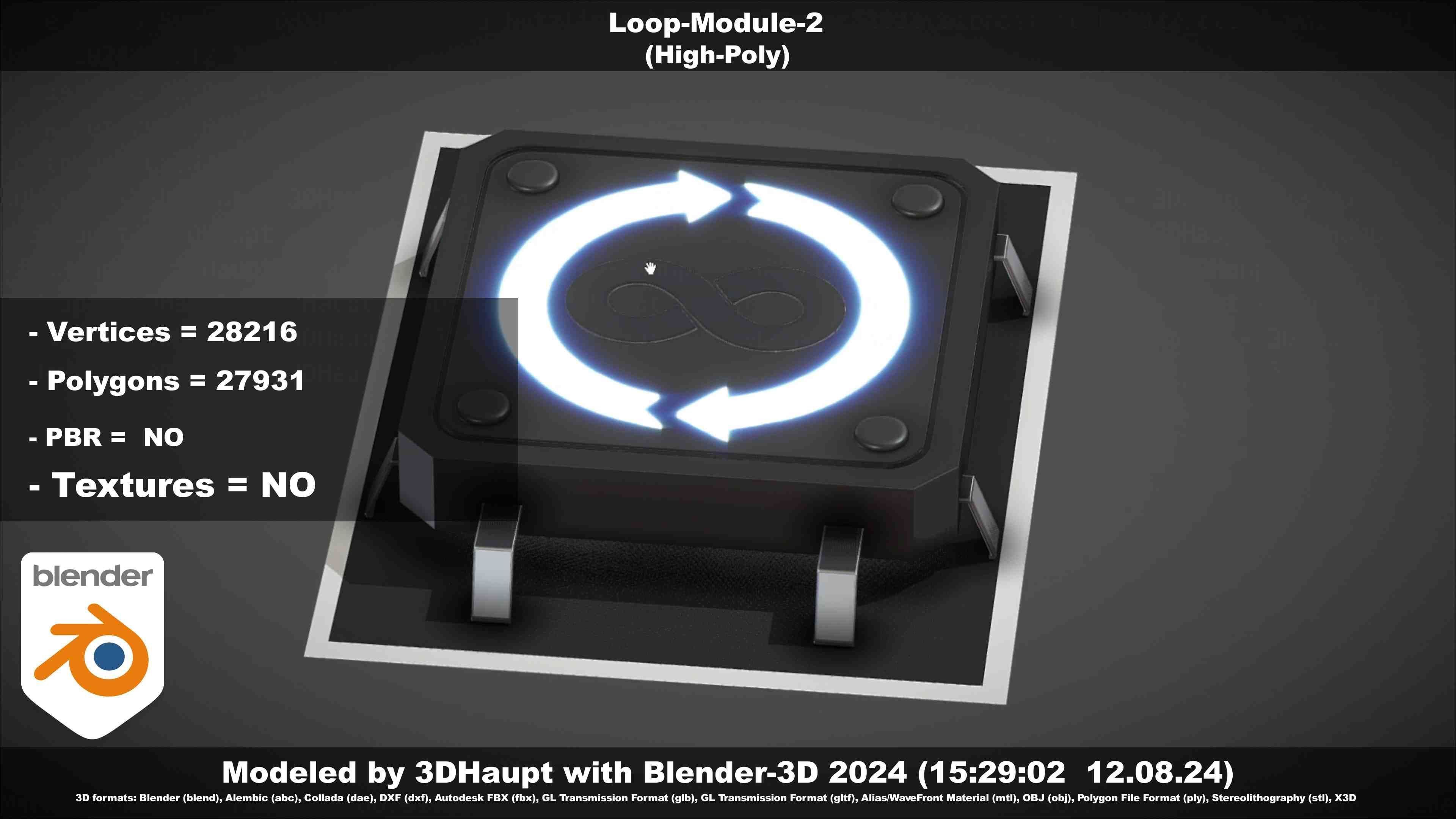 Loop-Module-2  3D model_11