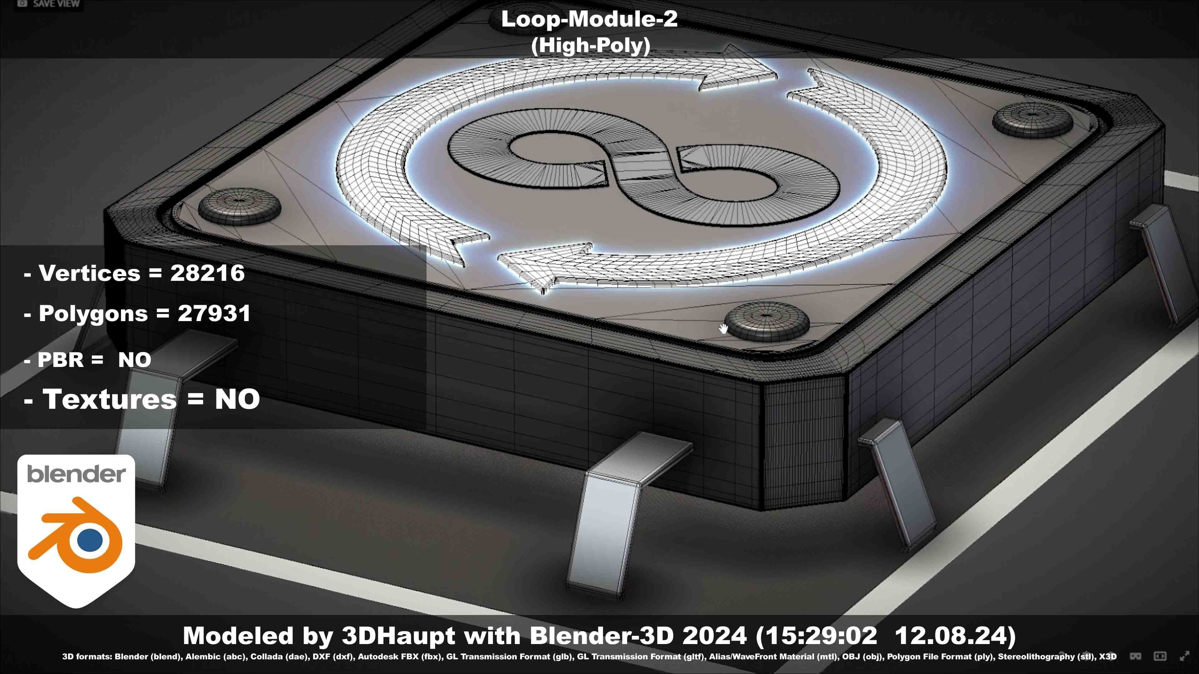 Loop-Module-2  3D model_18