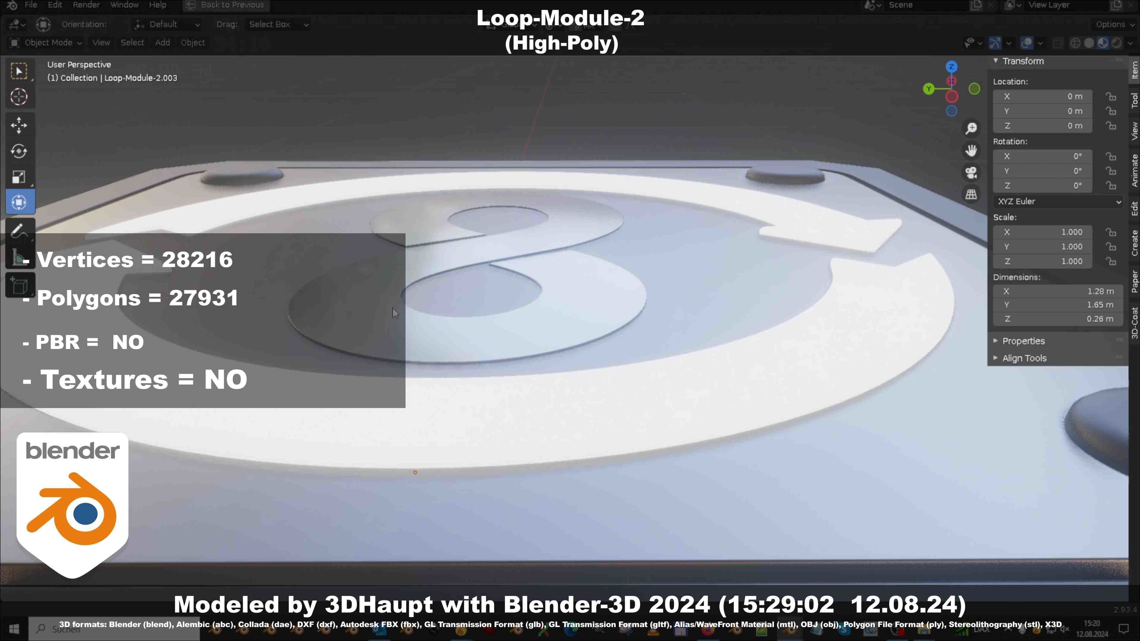 Loop-Module-2  3D model_41