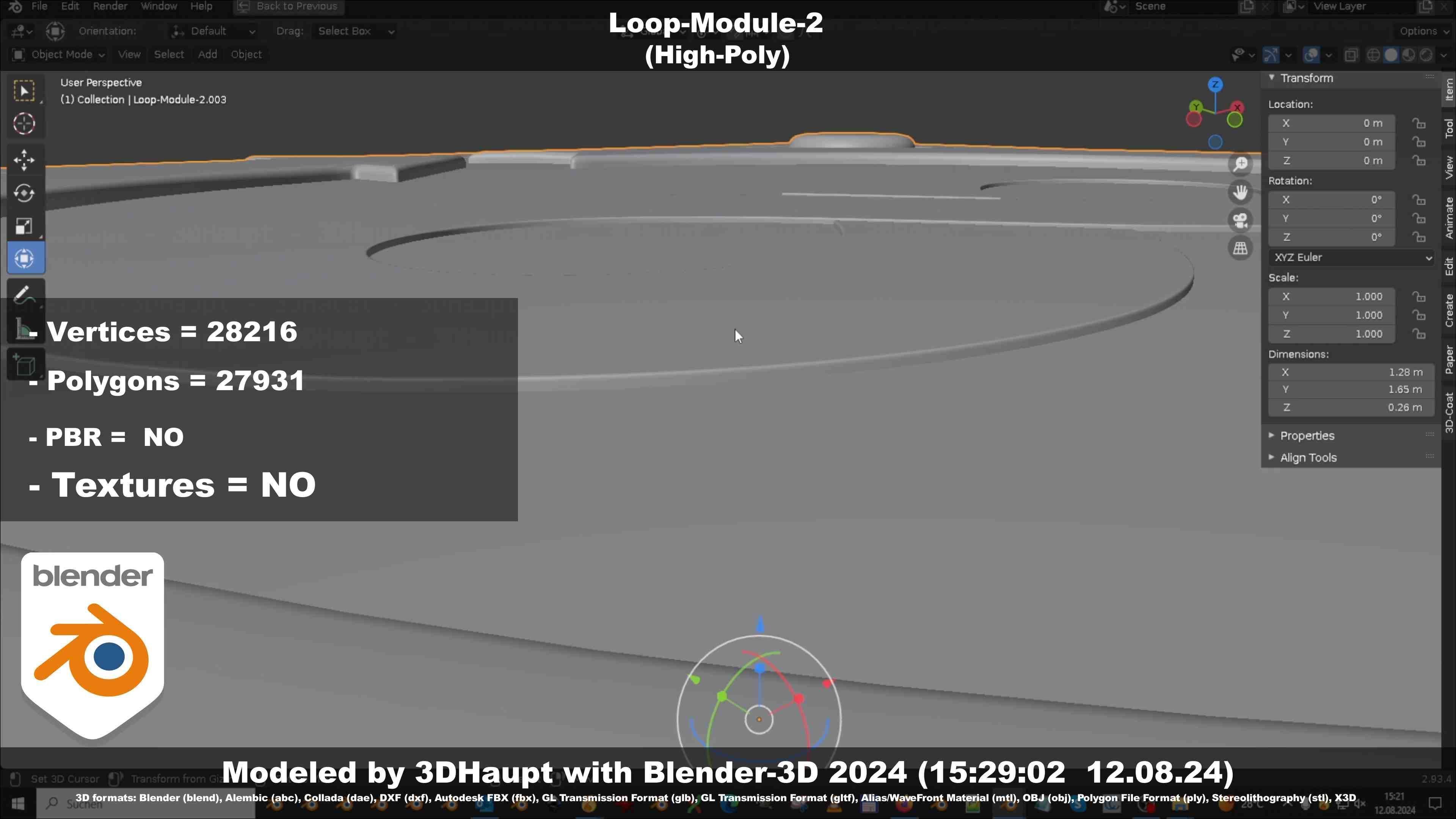 Loop-Module-2  3D model_51