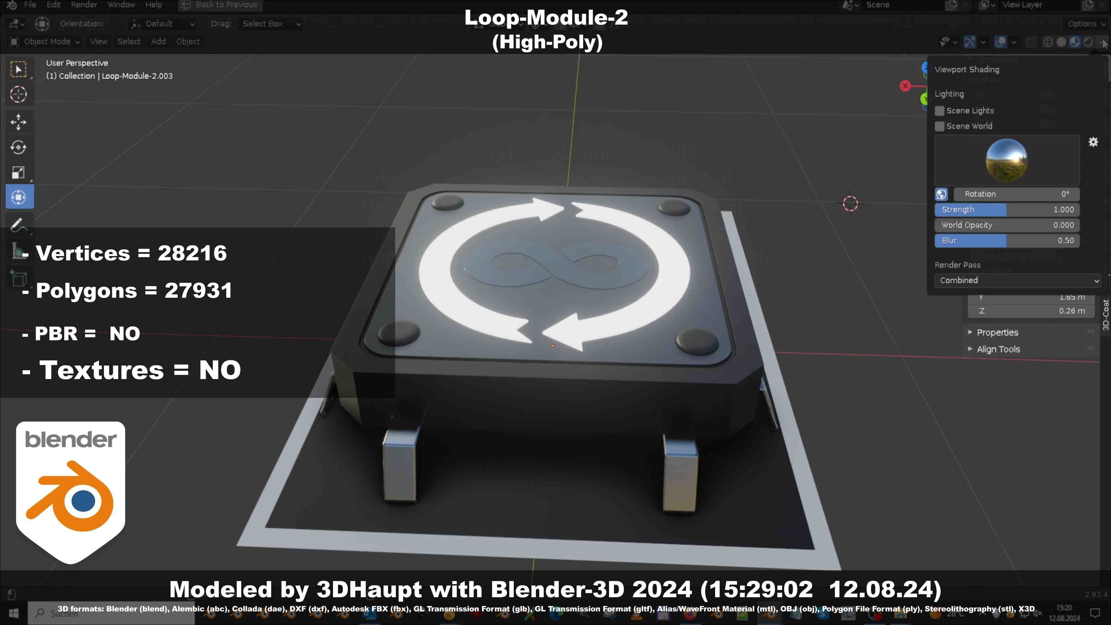 Loop-Module-2  3D model_47