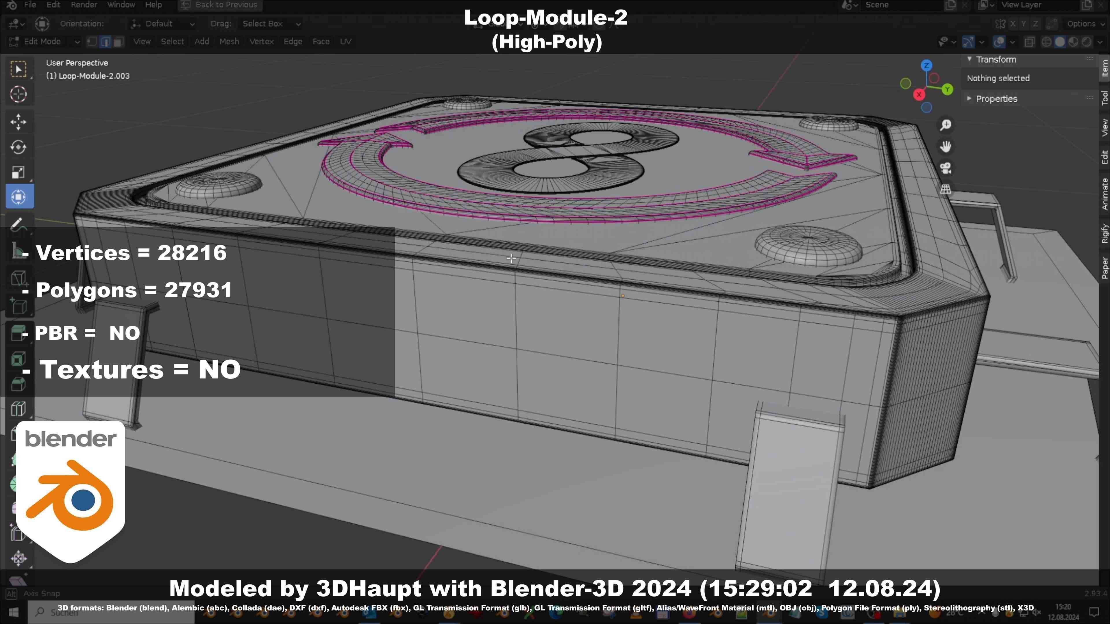 Loop-Module-2  3D model_16