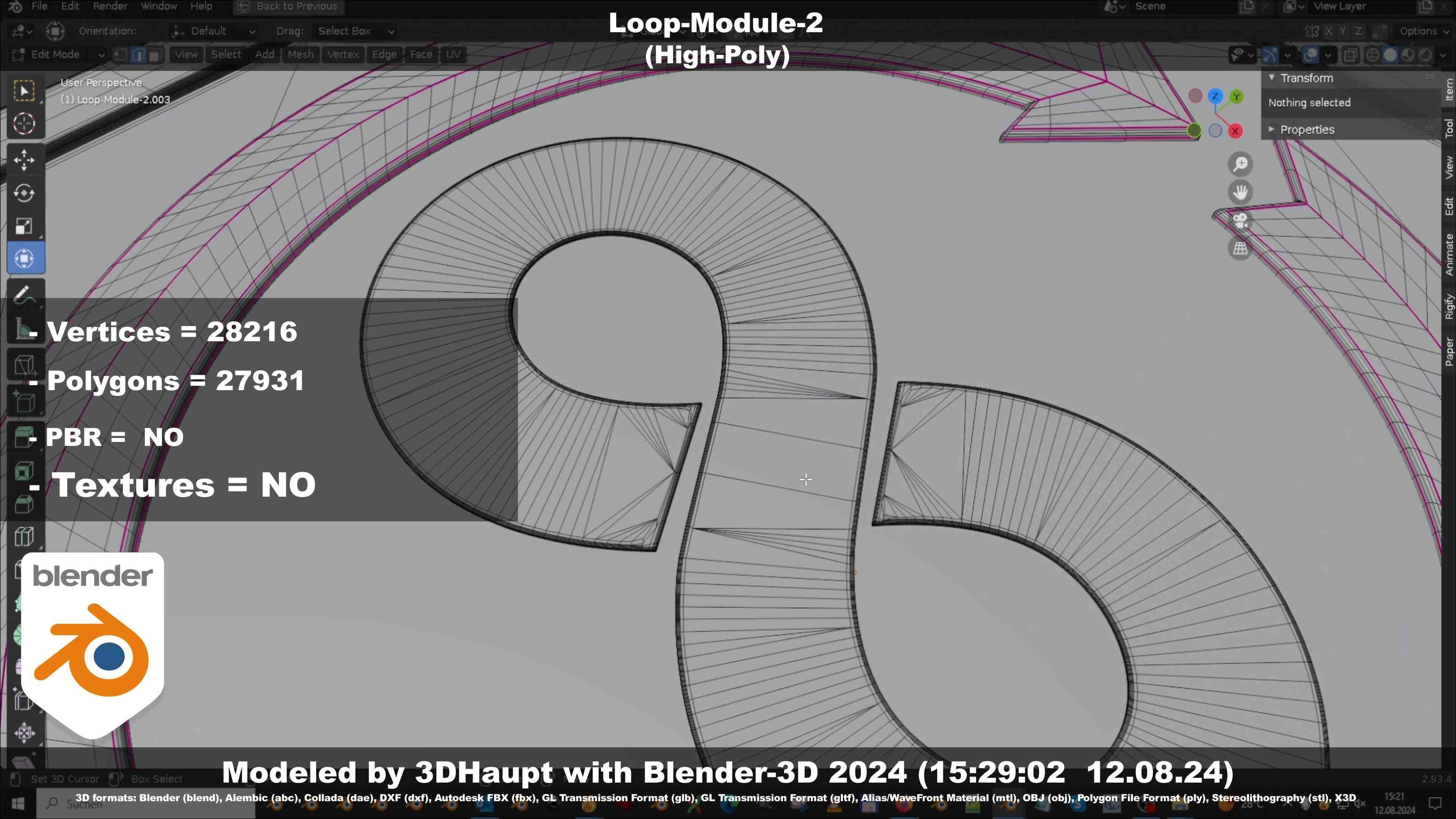 Loop-Module-2  3D model_38