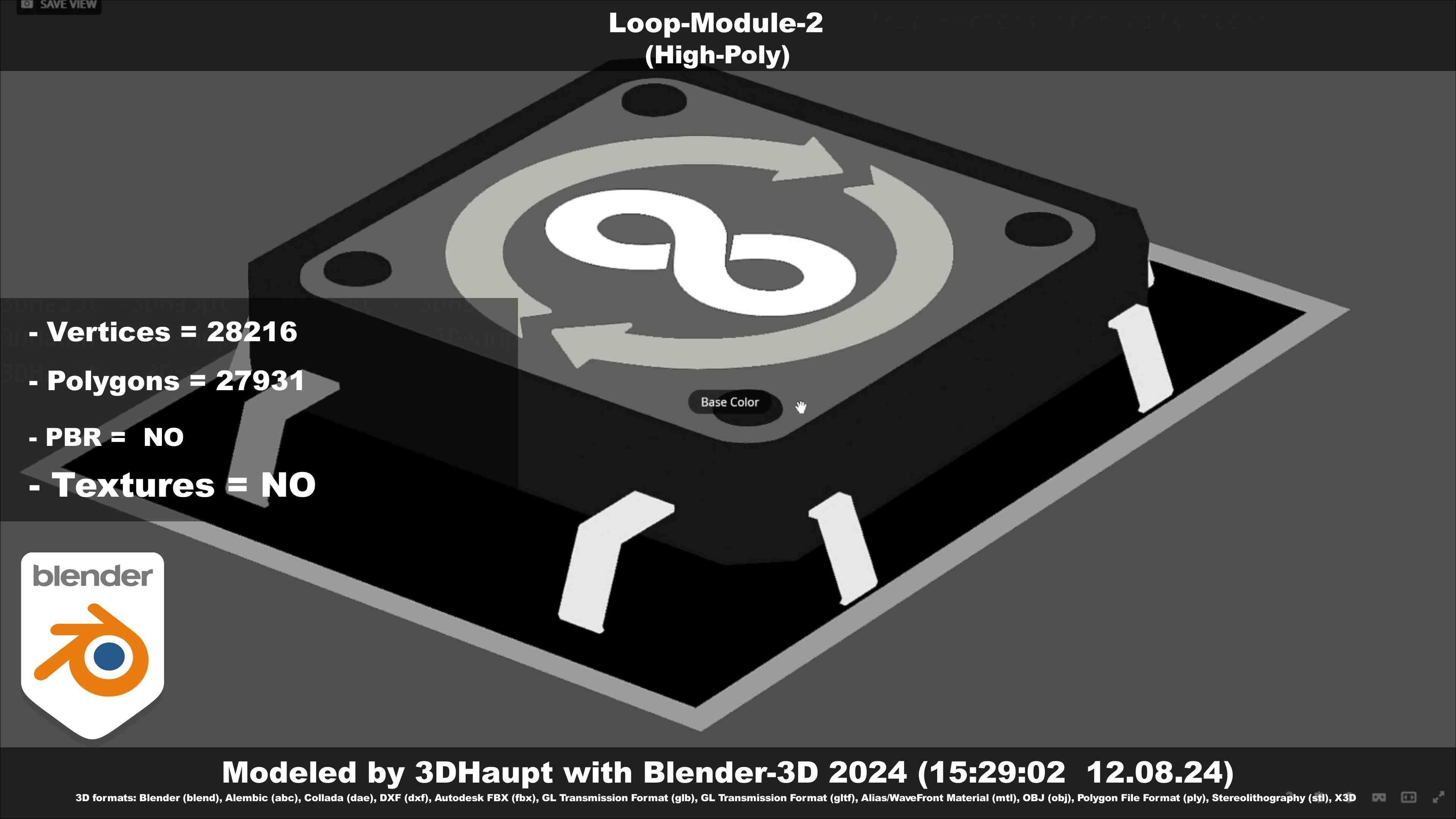 Loop-Module-2  3D model_20