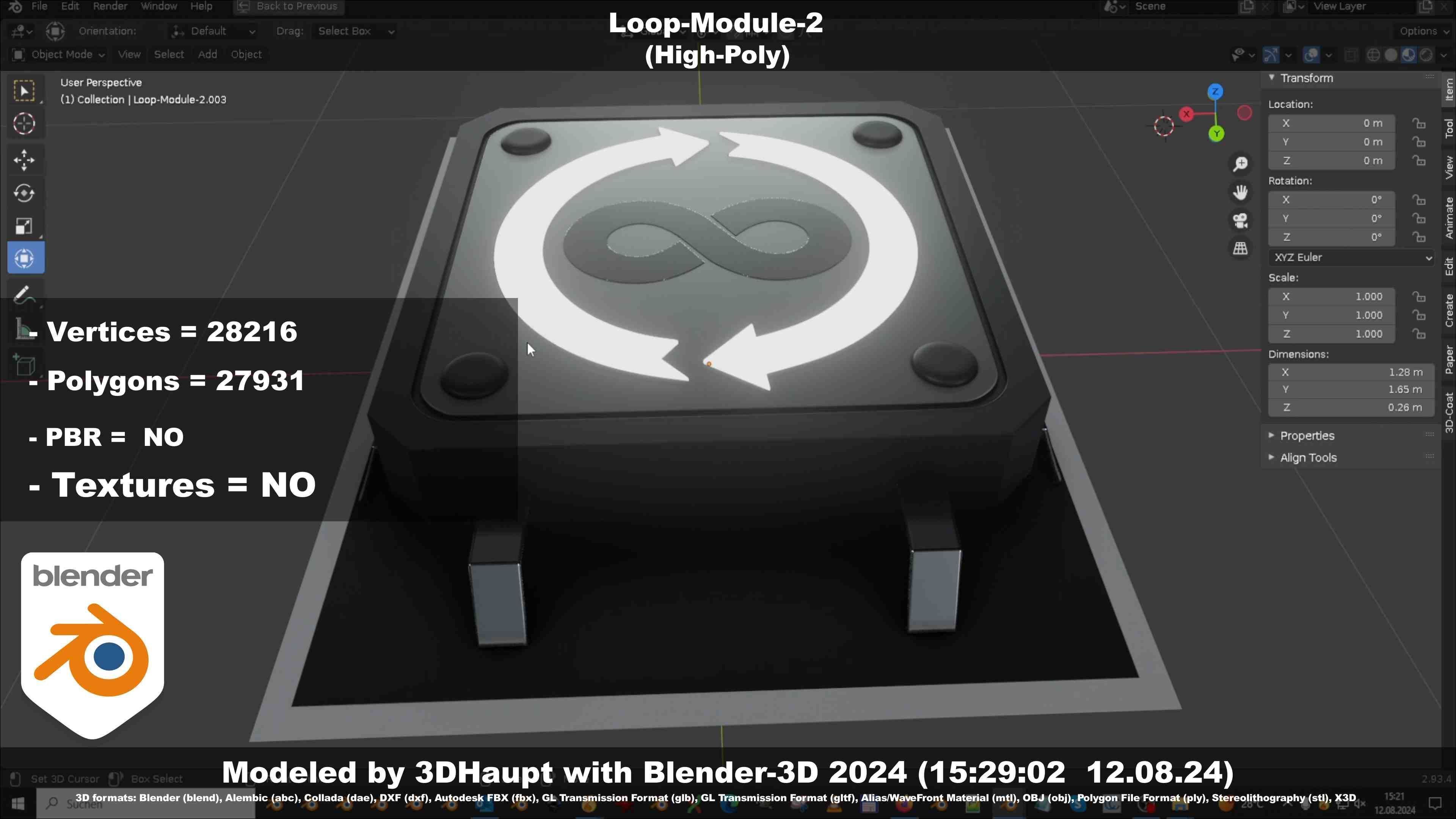 Loop-Module-2  3D model_52