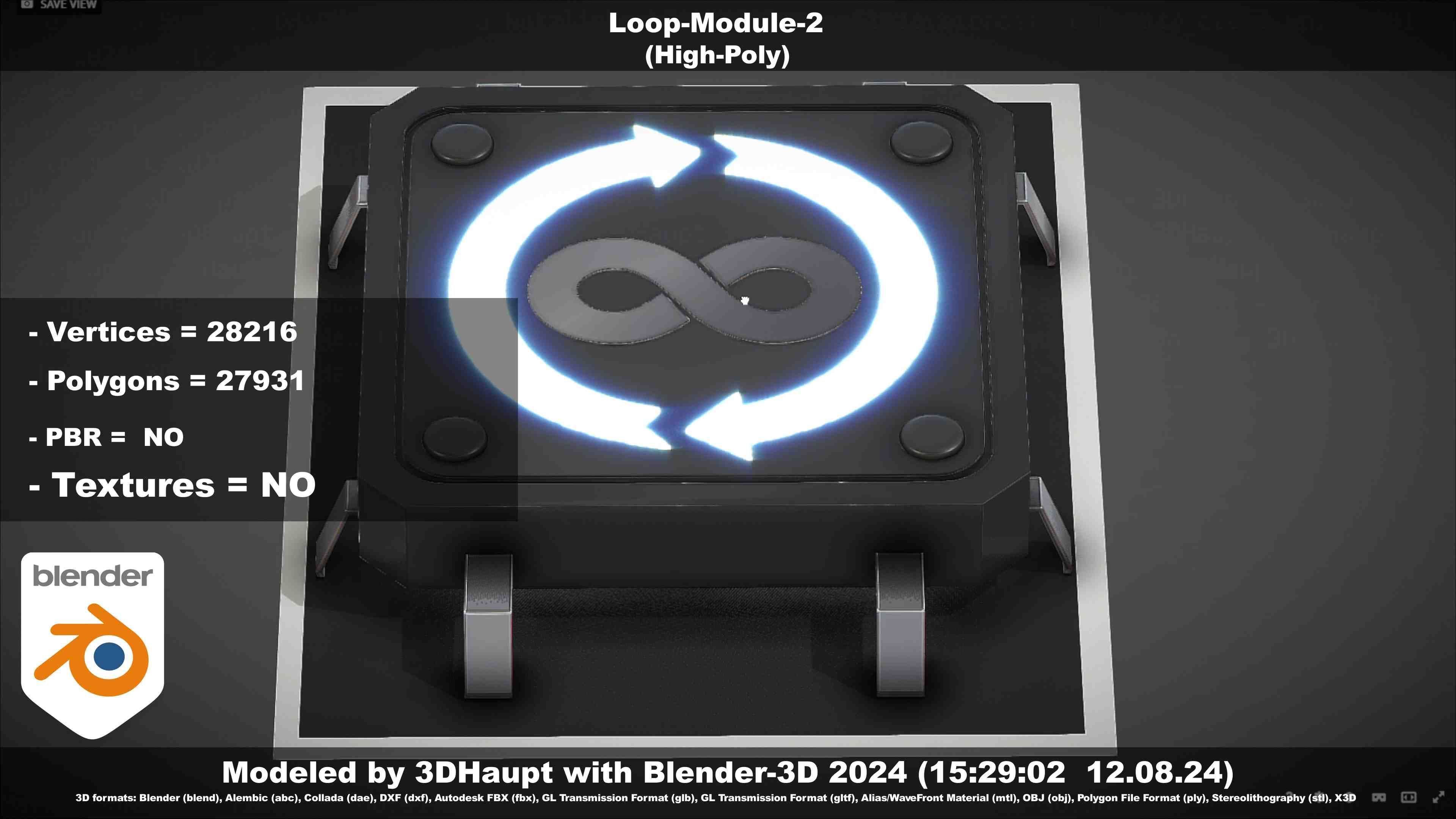 Loop-Module-2  3D model_14