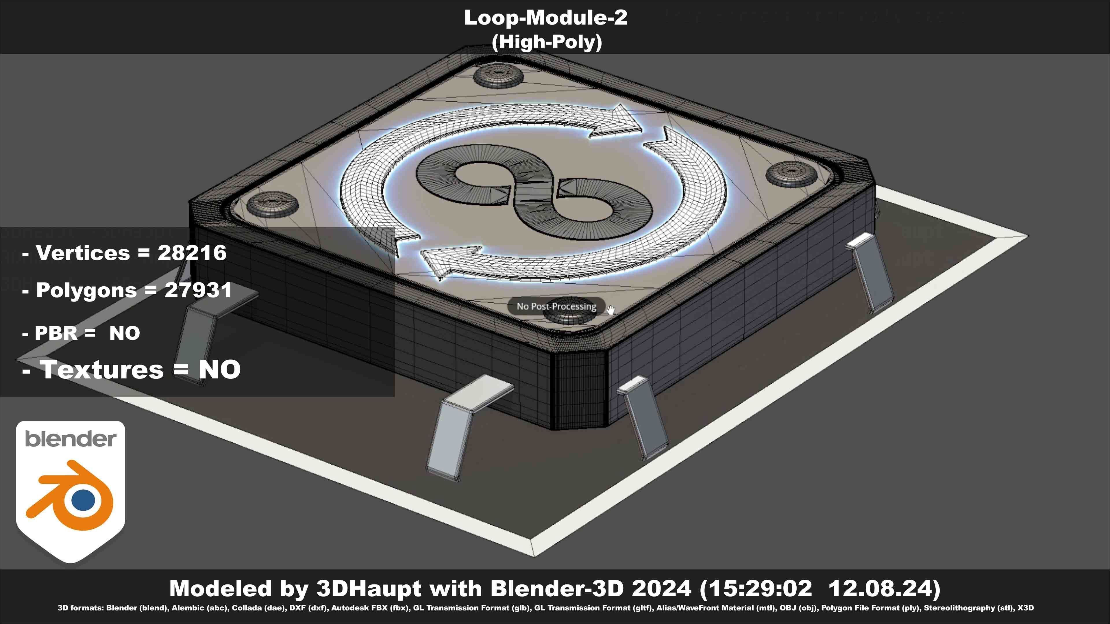 Loop-Module-2  3D model_29