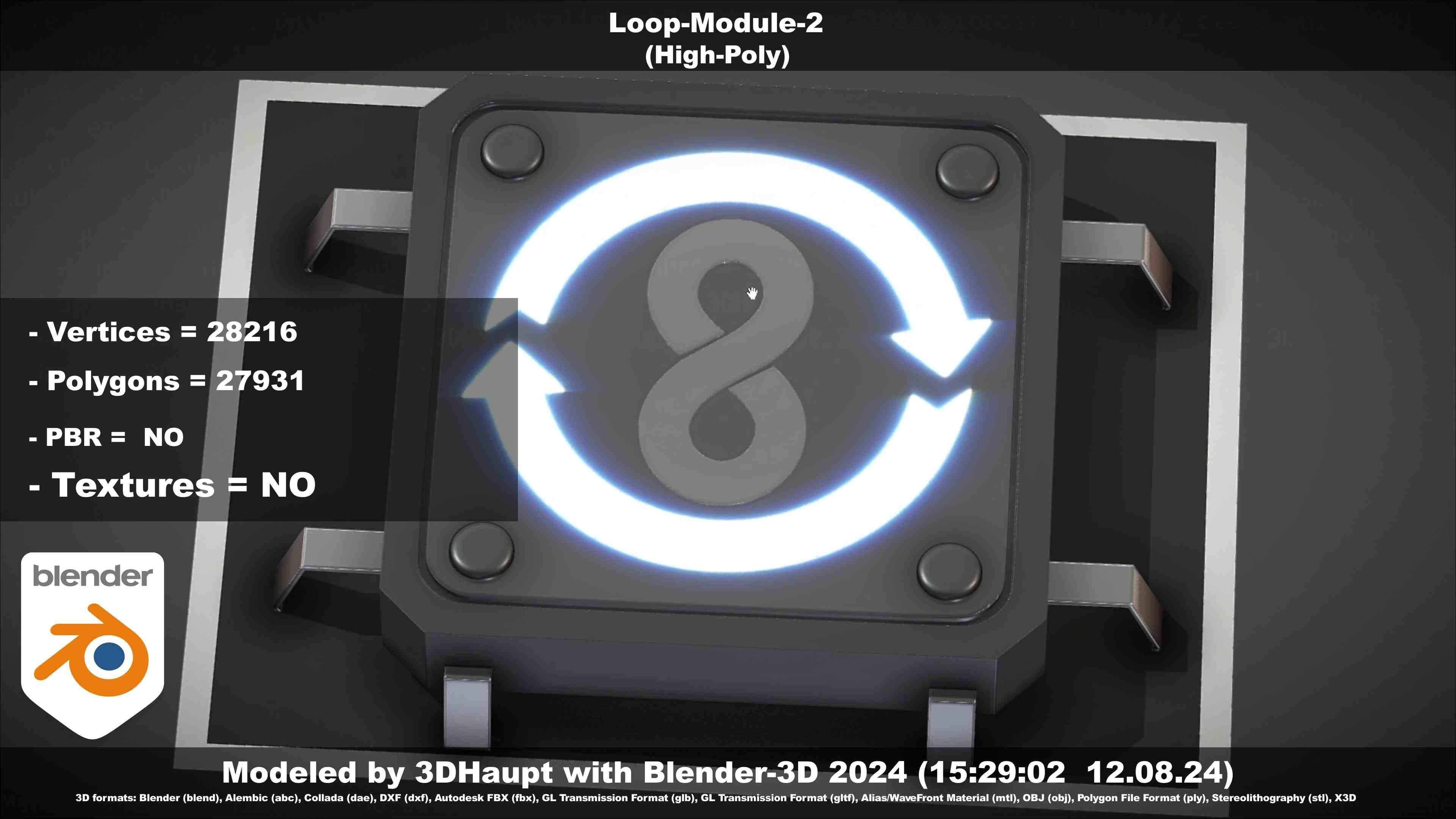 Loop-Module-2  3D model_10