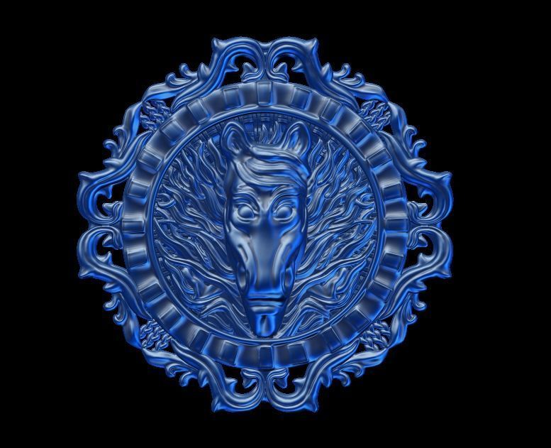 Horse Pendant 3d Model 3D print model_6