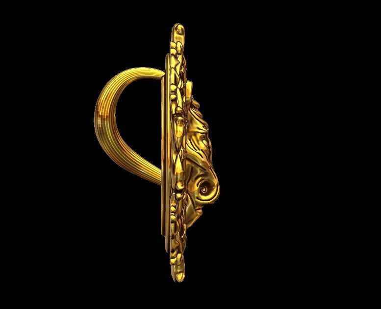 Horse Pendant 3d Model 3D print model_5