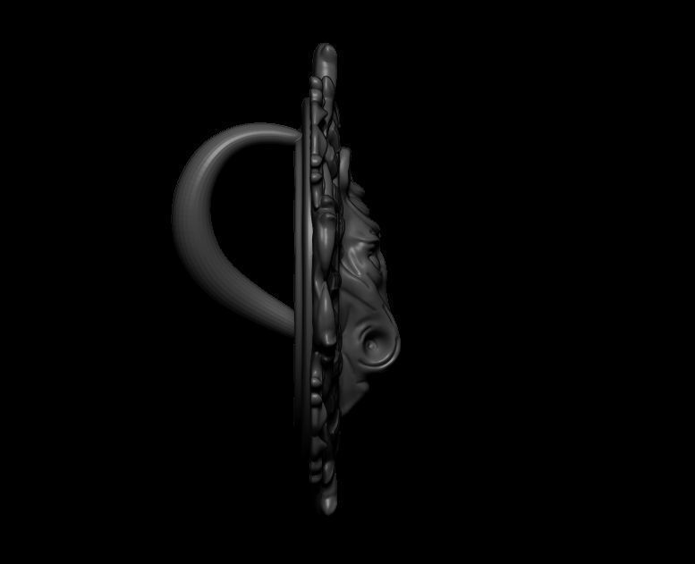 Horse Pendant 3d Model 3D print model_7