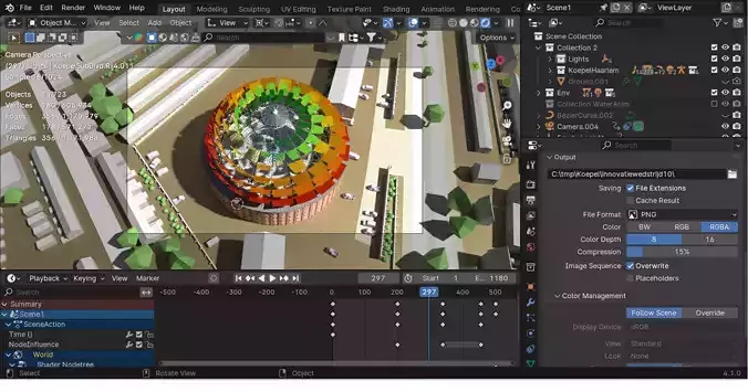 Prison to sunflower - Upgrade your heritage Free 3D model