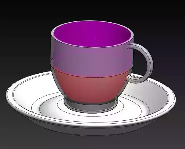 Cup Plate 3D model