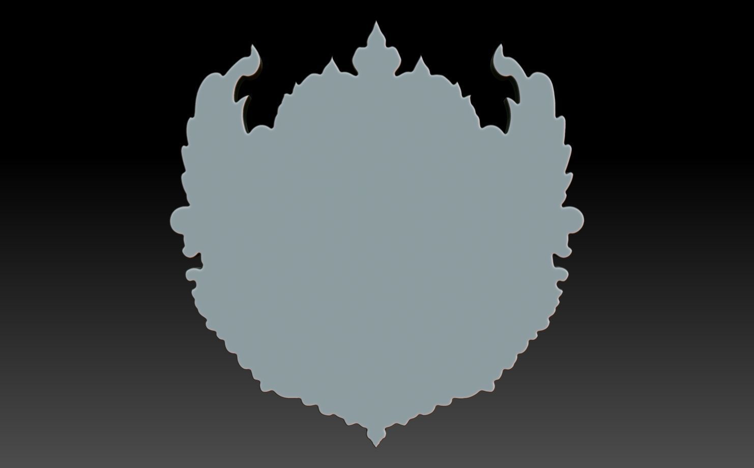 Garuda basrelief 06 240812 3D print model_5