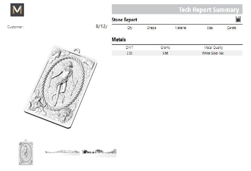 tarot card 3D print model_3