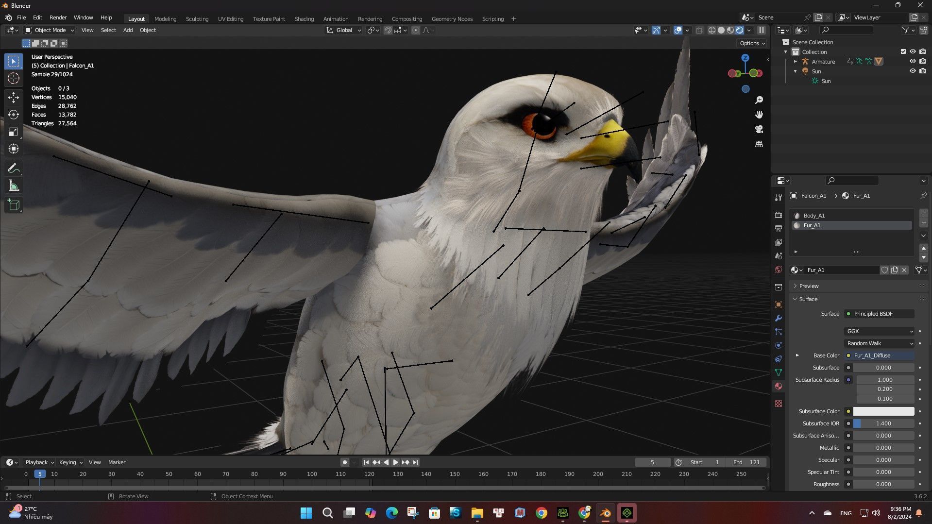 Falcon-A1 3D model_15