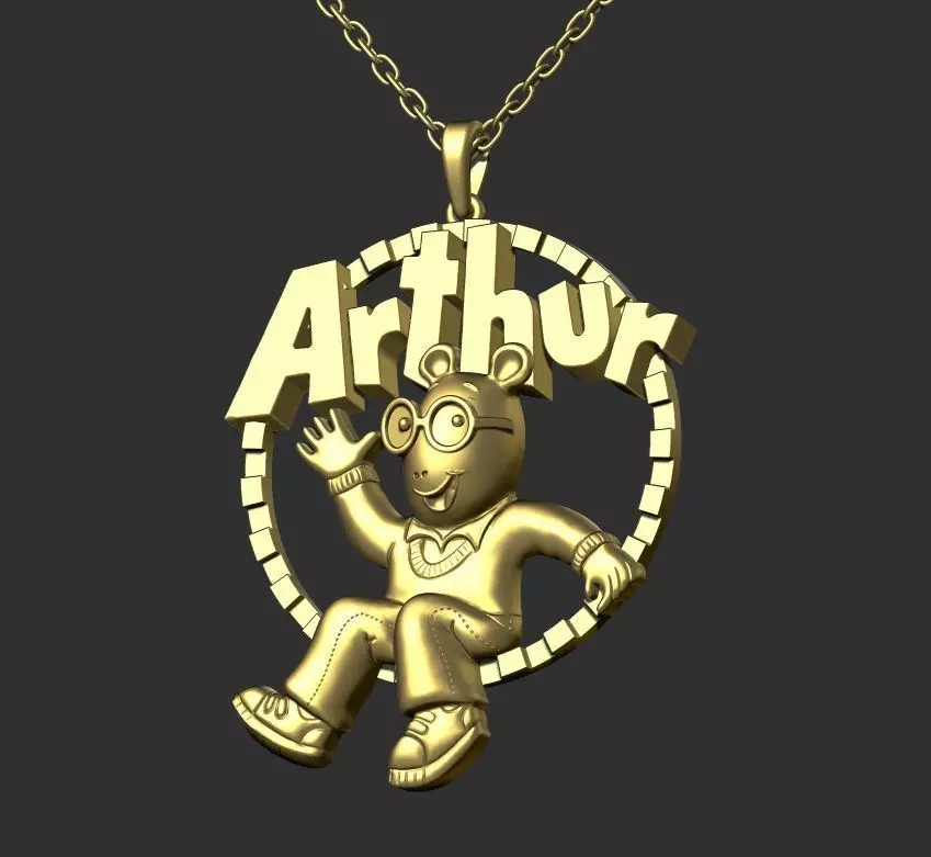 artur carton pendant 3D print model_0