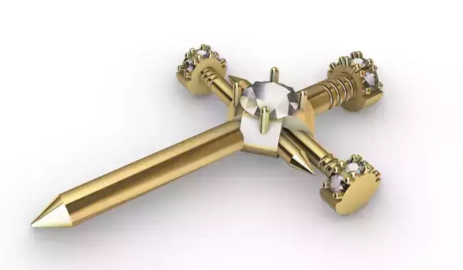  cross Cruz con  puntillas