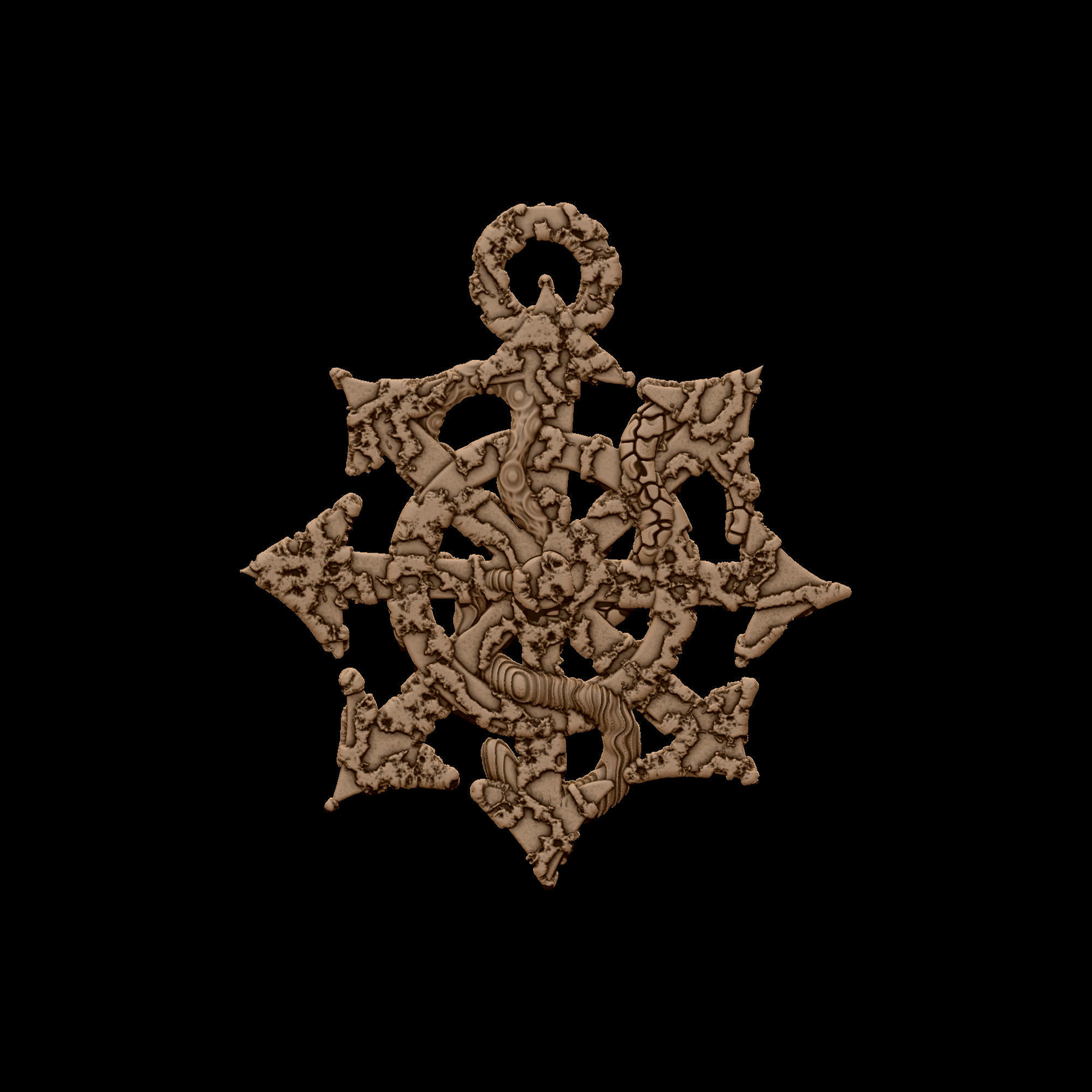 Star of Chaos 3D print model_2