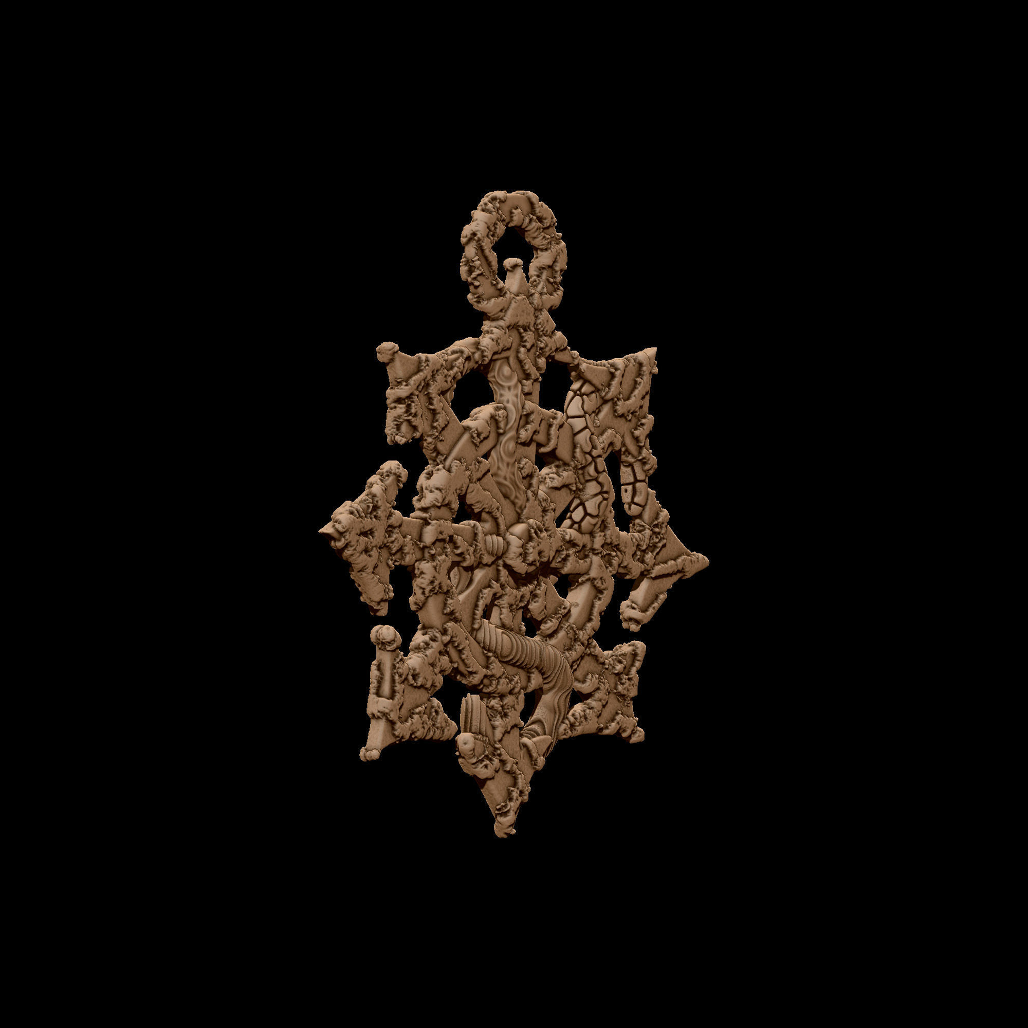 Star of Chaos 3D print model_9