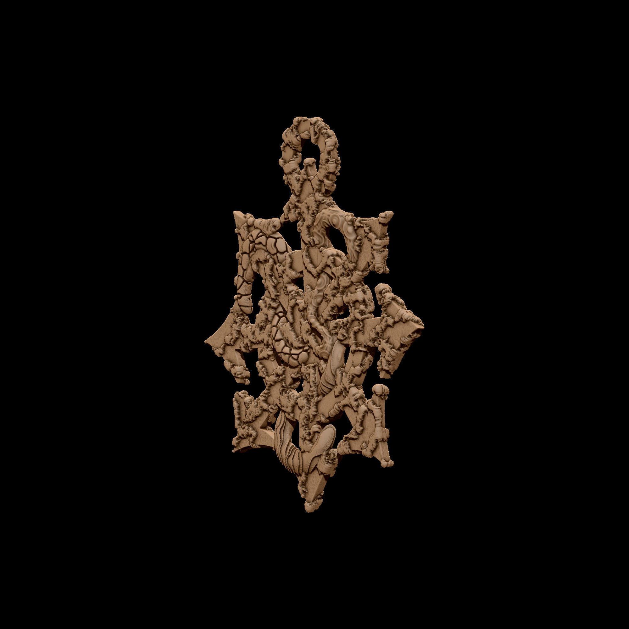 Star of Chaos 3D print model_7