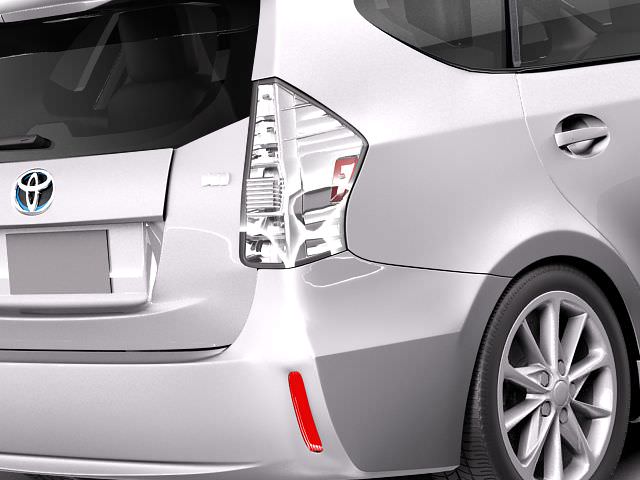 Toyota Prius V 2012 3D model_3