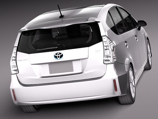 Toyota Prius V 2012 3D model_5