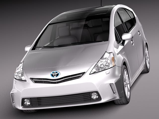 Toyota Prius V 2012 3D model_1