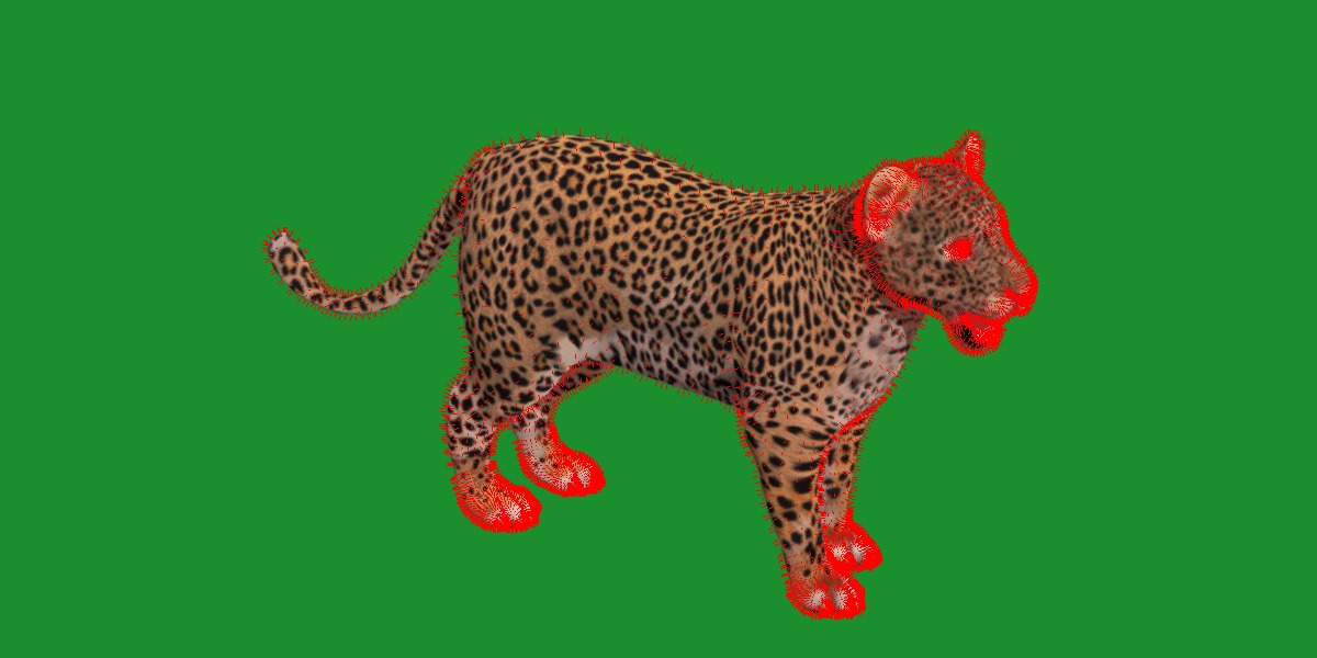 Leopard Cub Low-poly 3D model_11