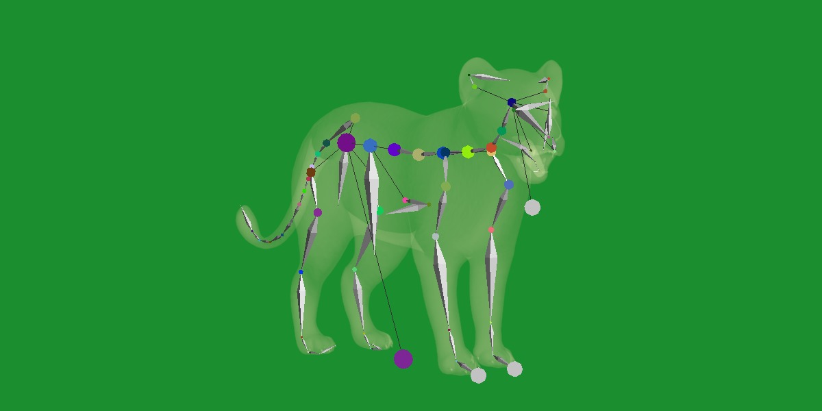 Leopard Cub Low-poly 3D model_19