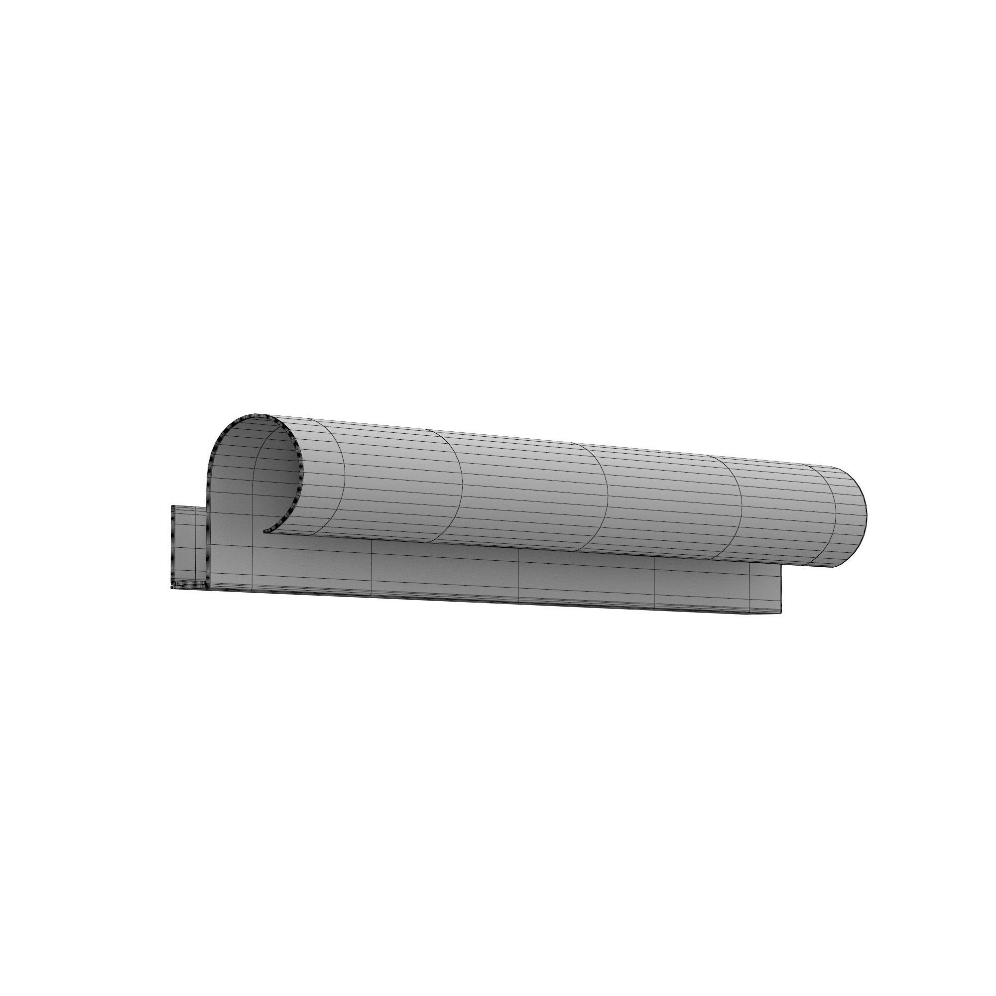 Tube Light 3D model_4