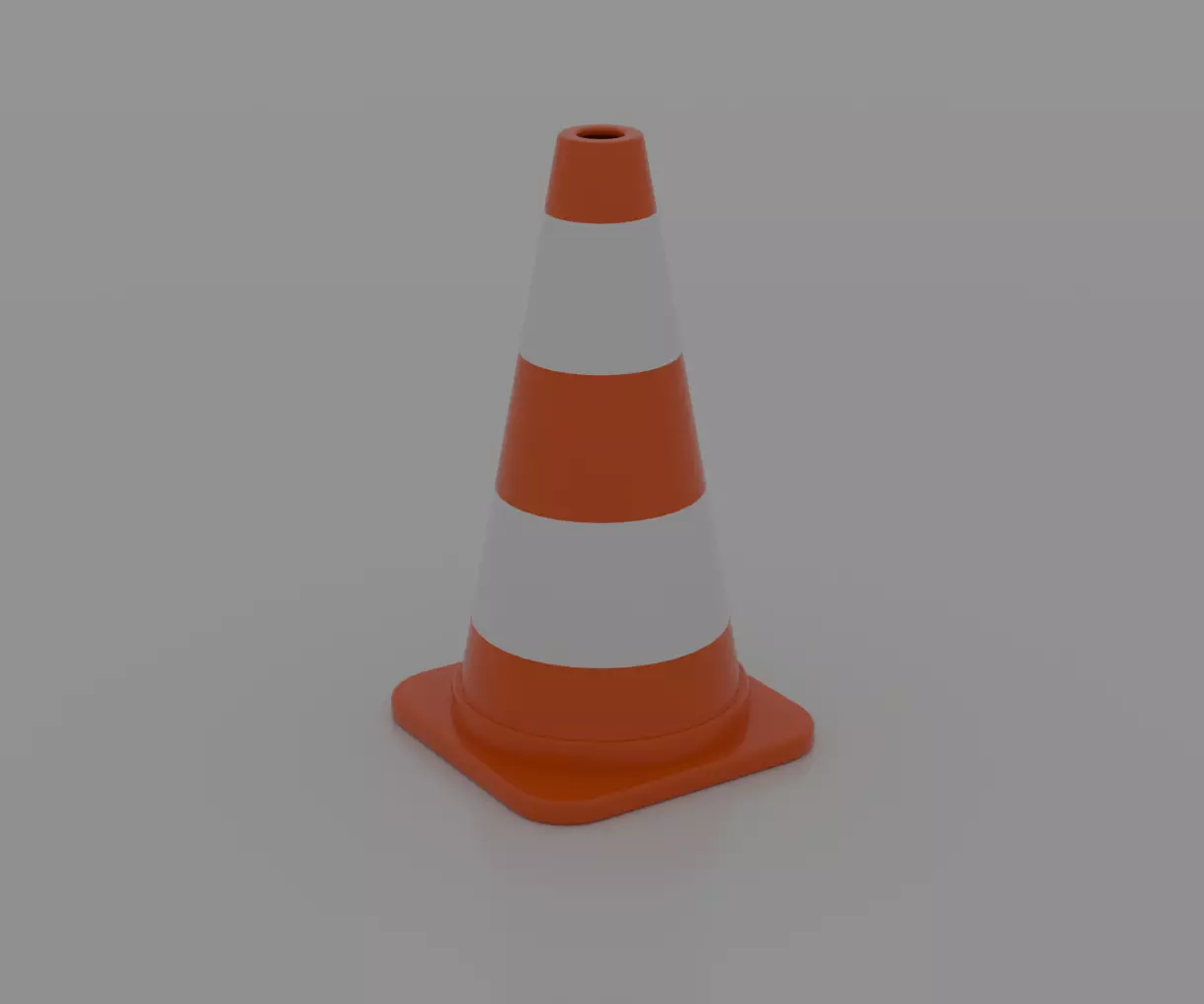 Traffic cone Free 3D model