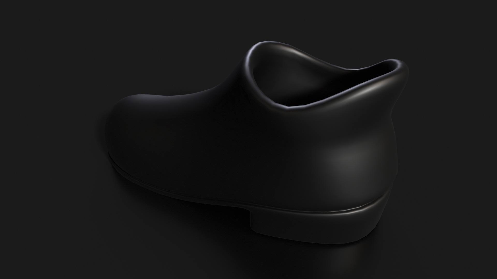 Shoe Base model Low-poly 3D model_3