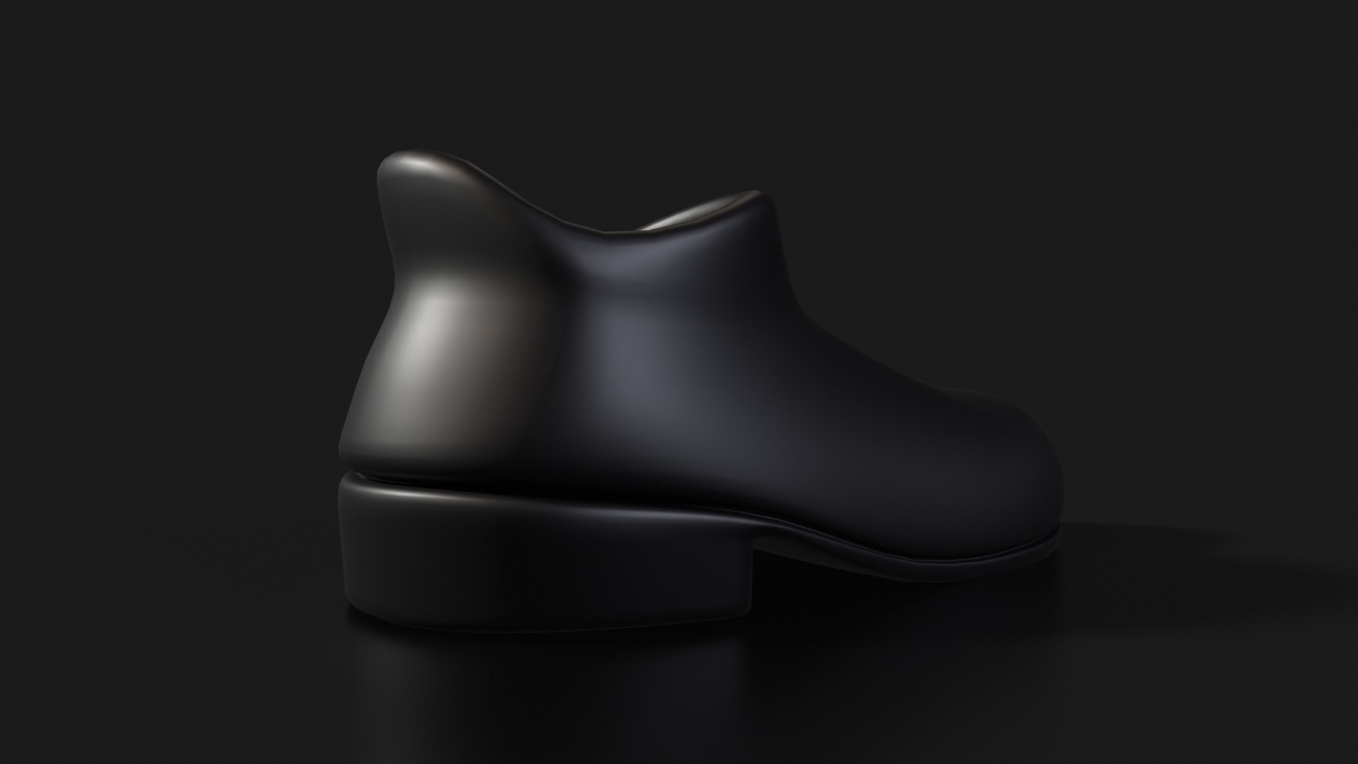 Shoe Base model Low-poly 3D model_2