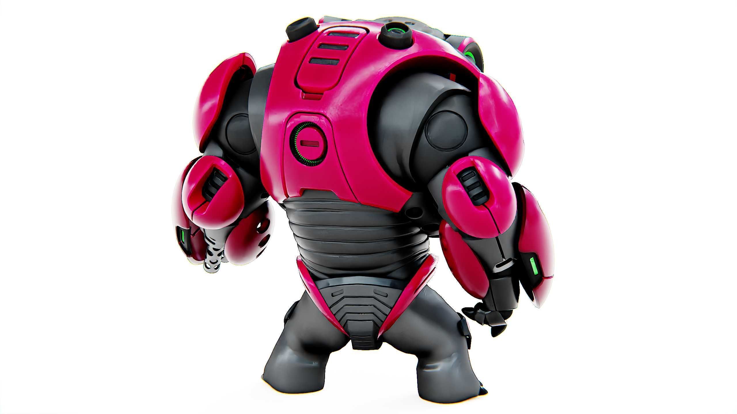 ALIEN TROOPER 14-V Rigged for Unreal Engine - Unity - MIXAMO 3D model_13