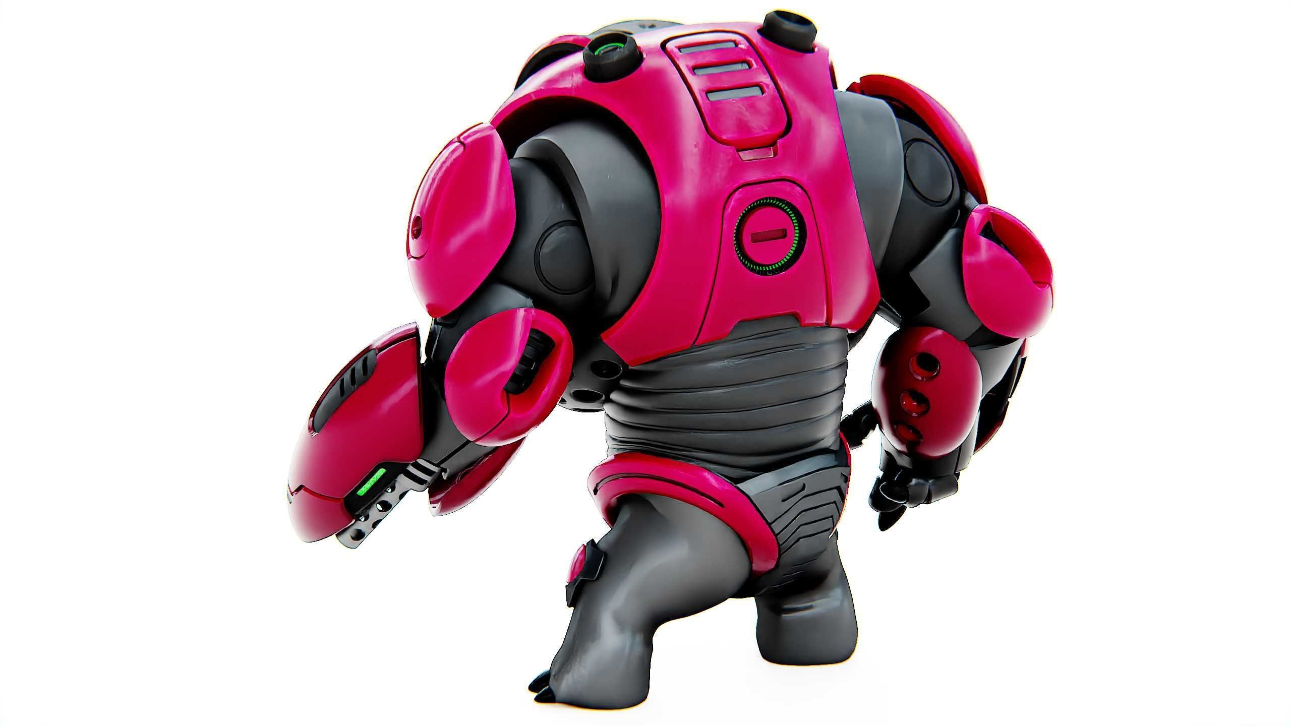 ALIEN TROOPER 14-V Rigged for Unreal Engine - Unity - MIXAMO 3D model_11