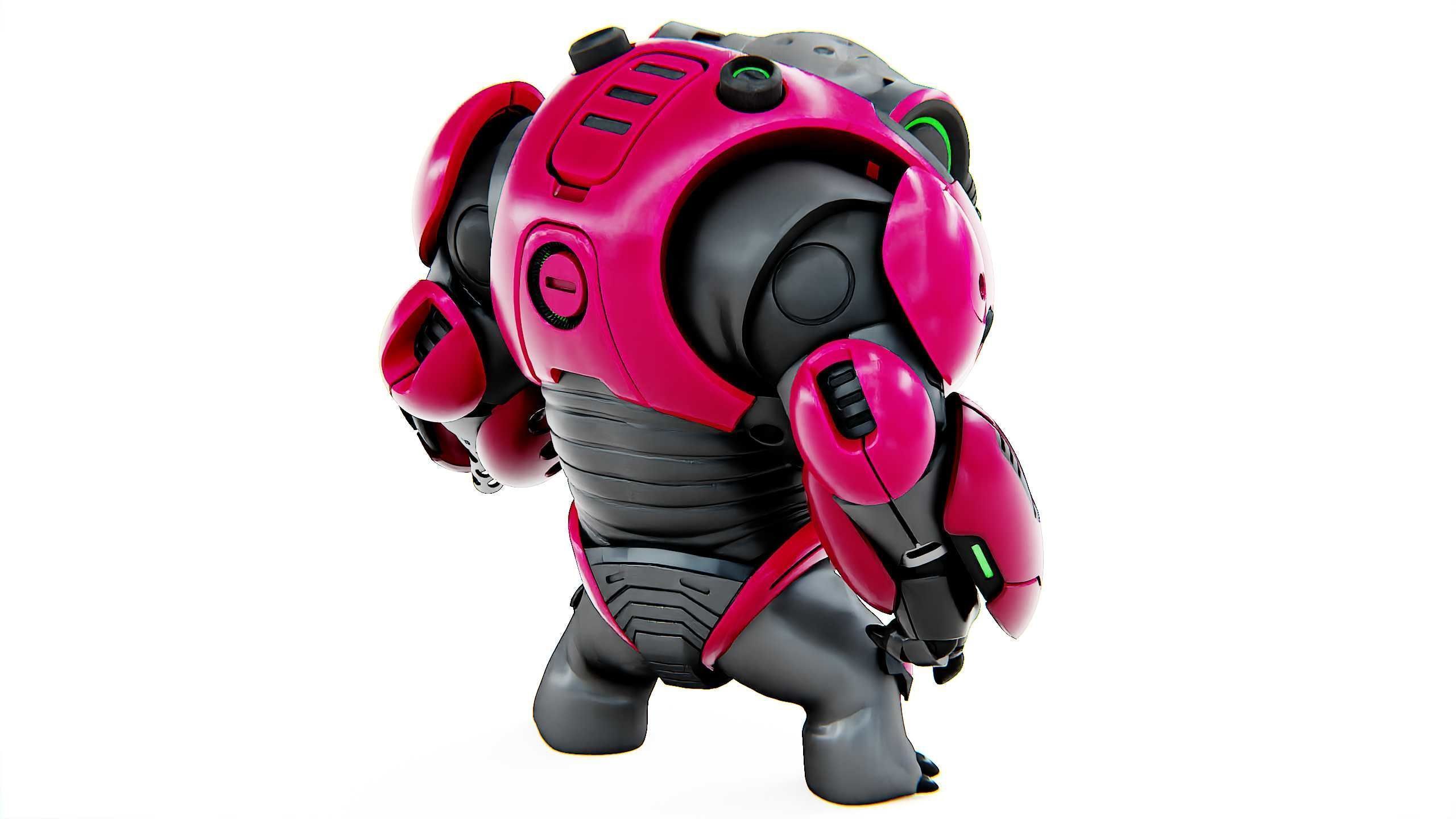 ALIEN TROOPER 14-V Rigged for Unreal Engine - Unity - MIXAMO 3D model_14