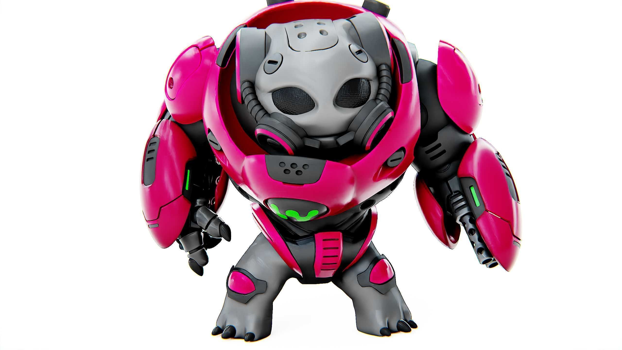 ALIEN TROOPER 14-V Rigged for Unreal Engine - Unity - MIXAMO 3D model_16