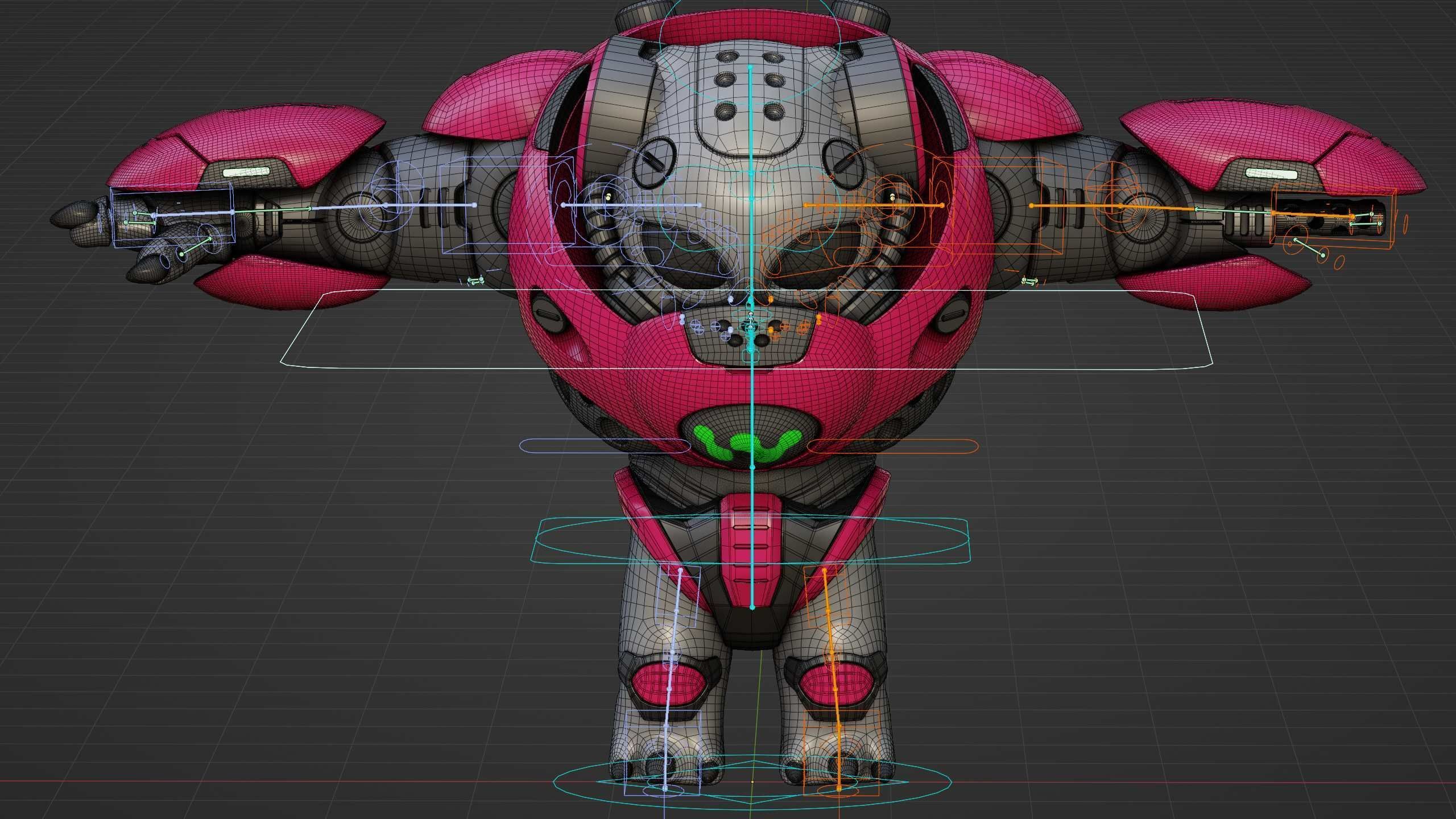 ALIEN TROOPER 14-V Rigged for Unreal Engine - Unity - MIXAMO 3D model_35