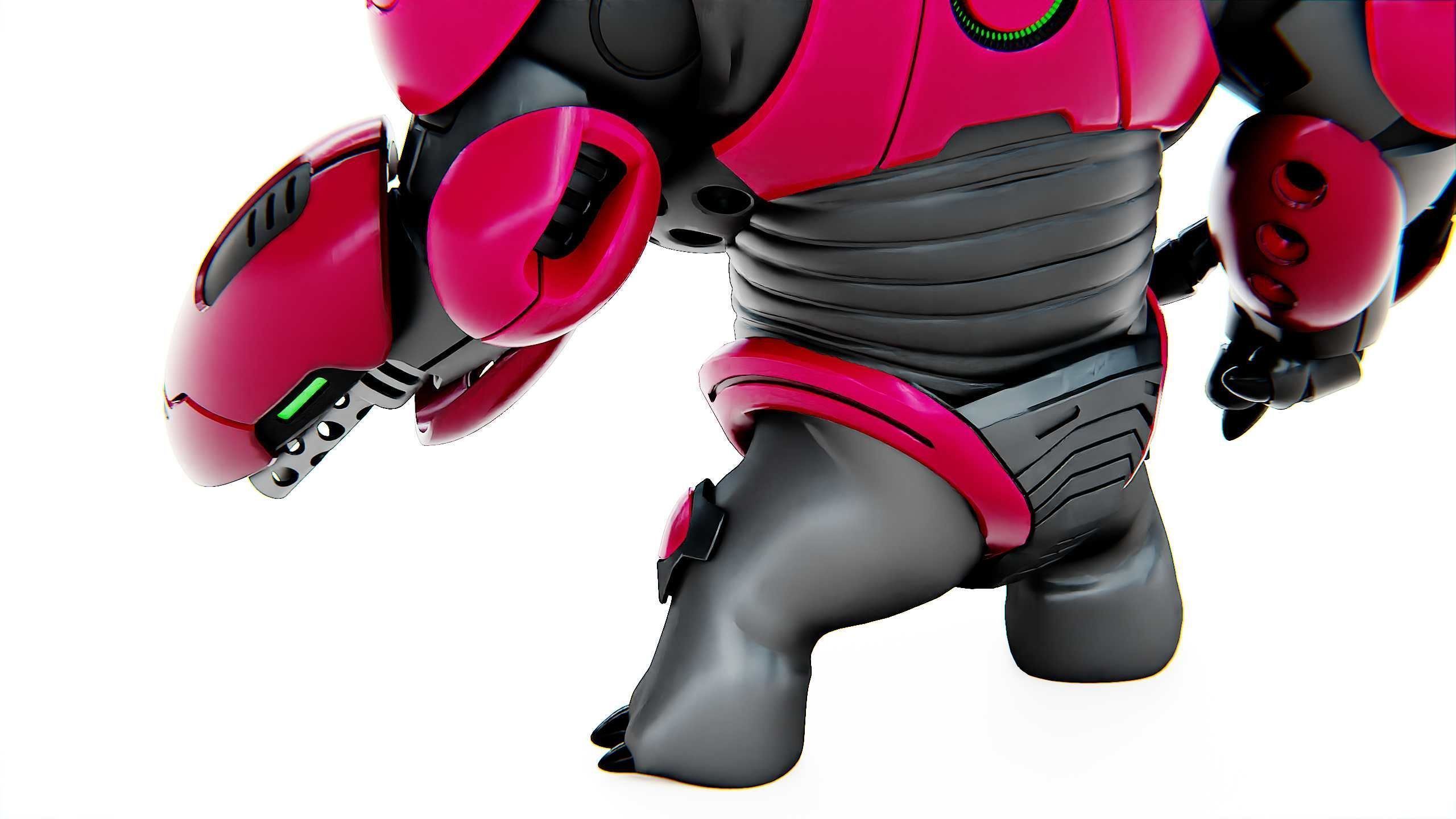 ALIEN TROOPER 14-V Rigged for Unreal Engine - Unity - MIXAMO 3D model_20