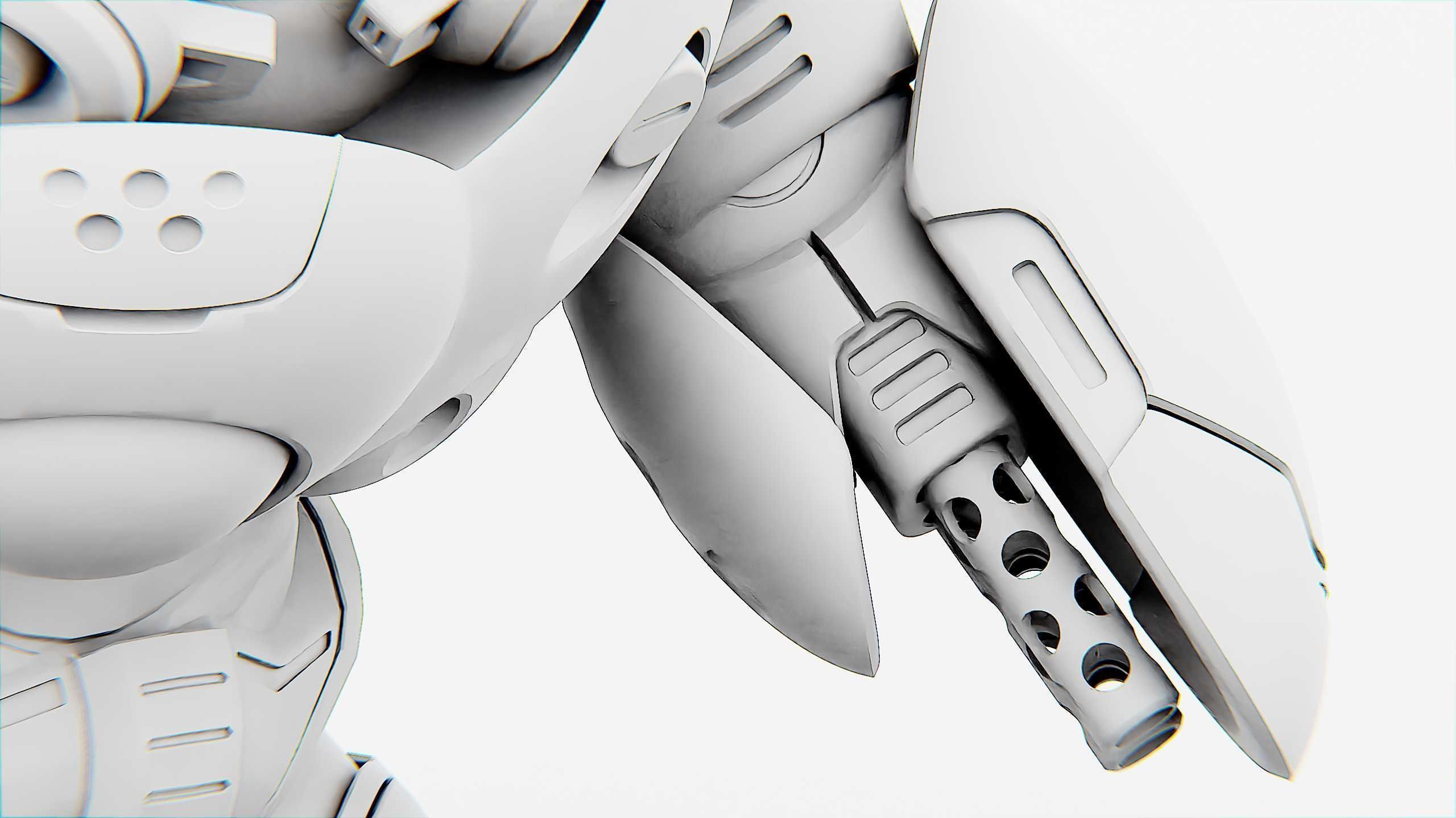 ALIEN TROOPER 14-V Rigged for Unreal Engine - Unity - MIXAMO 3D model_30