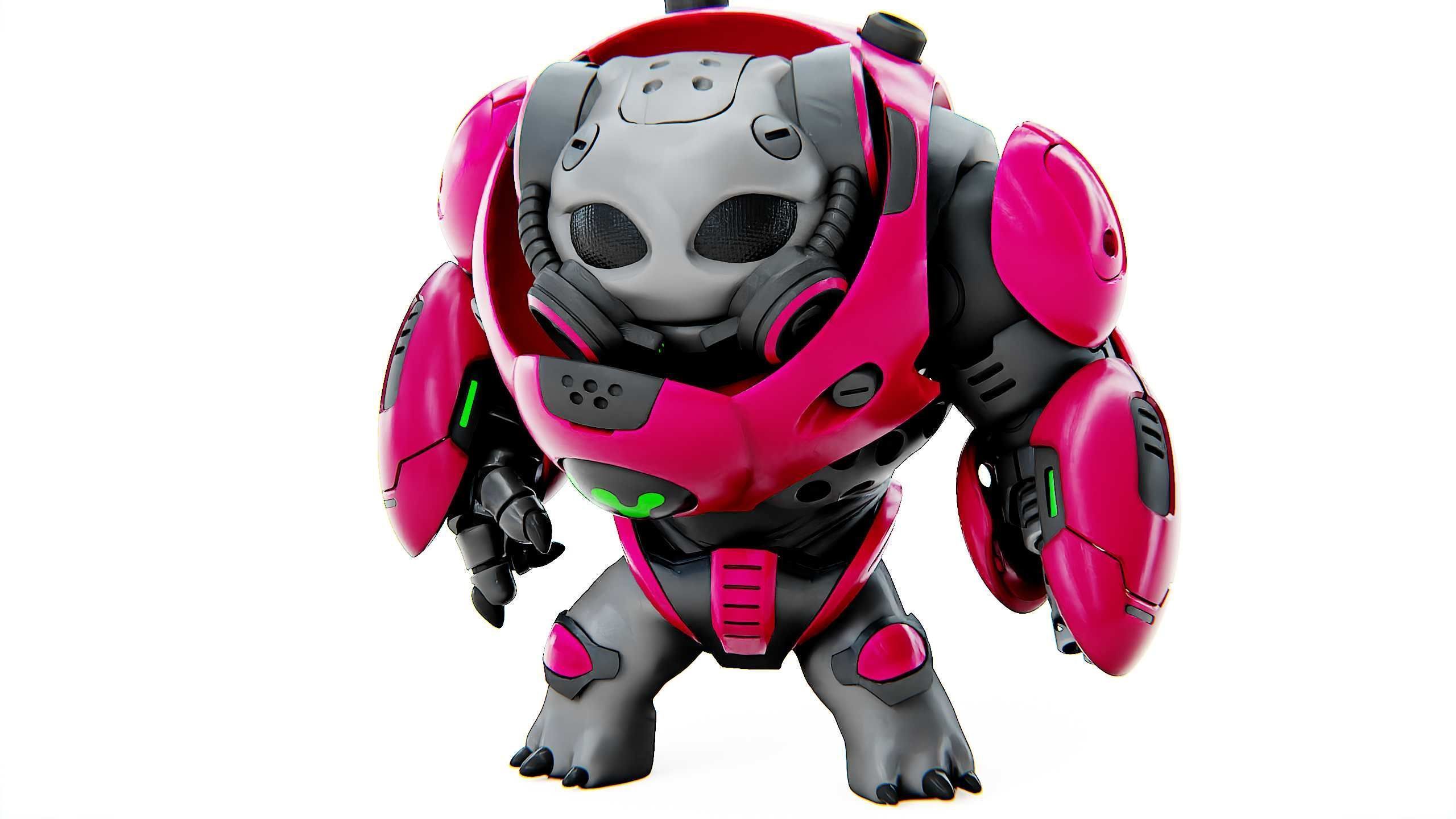 ALIEN TROOPER 14-V Rigged for Unreal Engine - Unity - MIXAMO 3D model_2