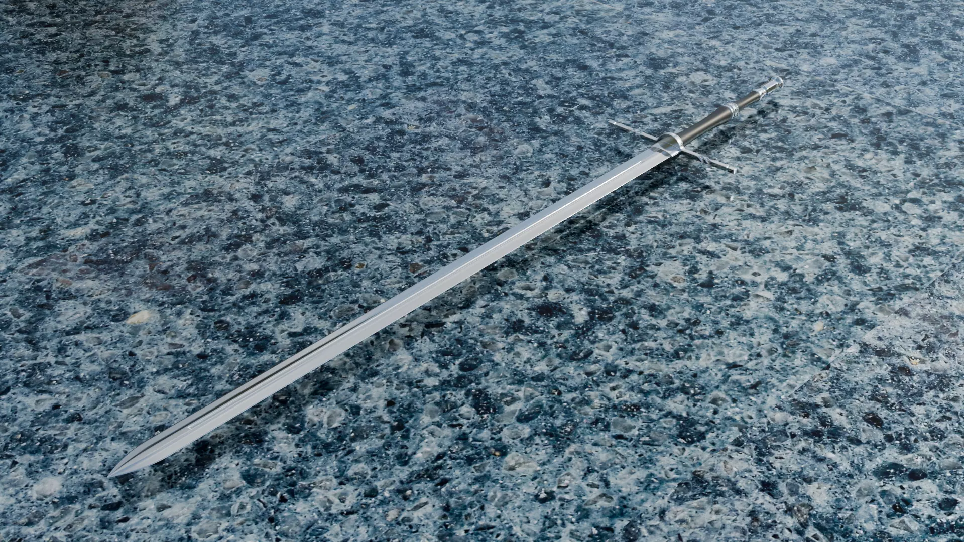 Bastard sword Free 3D model