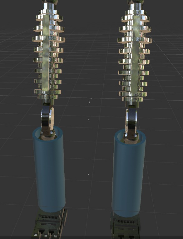 endo animatronic Low-poly 3D model_5