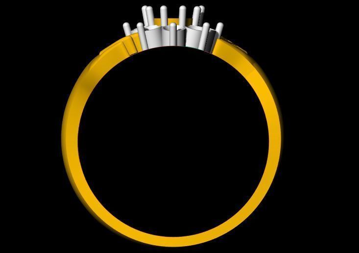 Hand ring 3dm file 3D print model_7