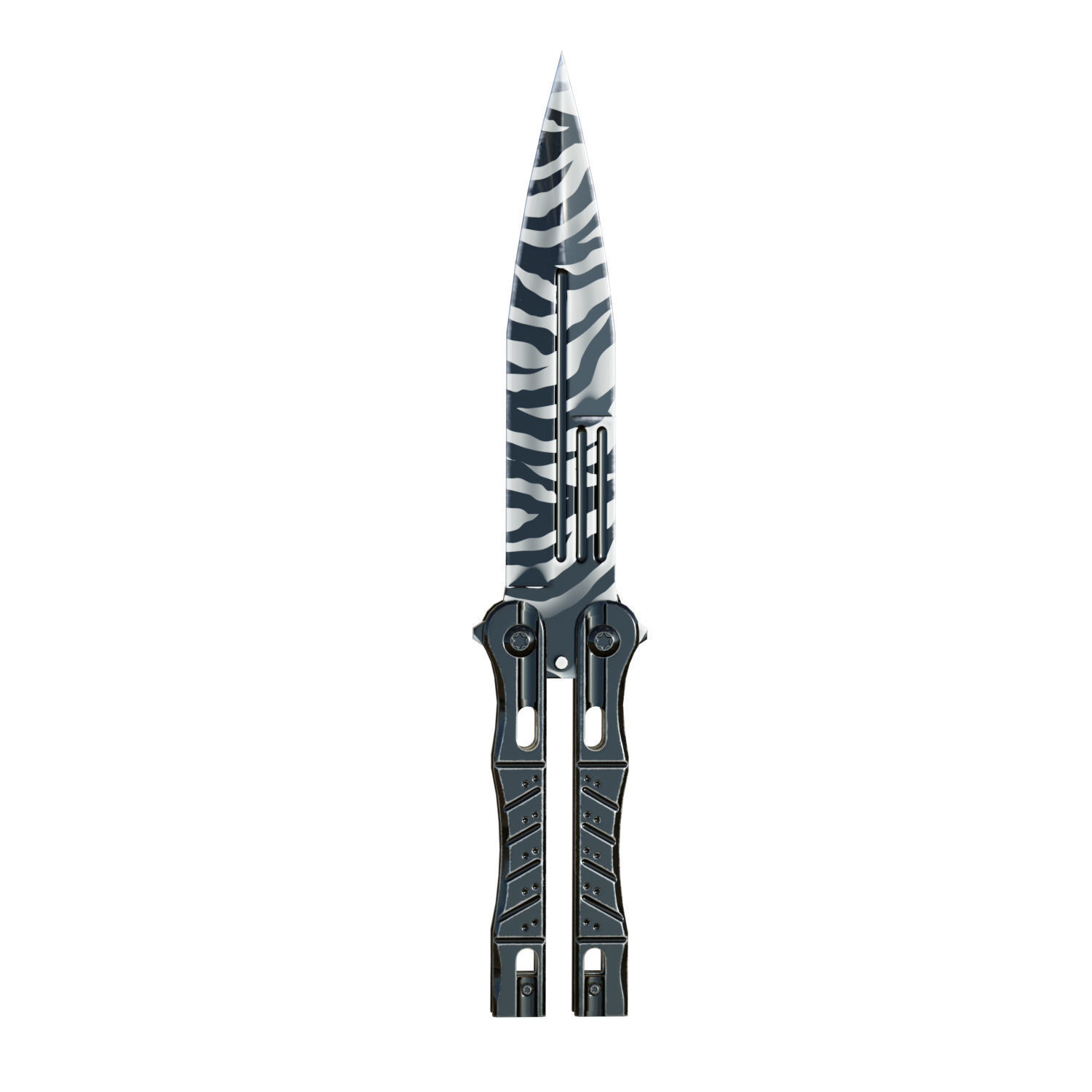 Butterfly Knife 3D model_11