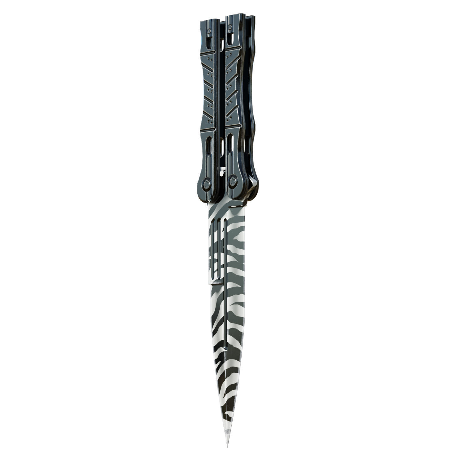 Butterfly Knife 3D model_1