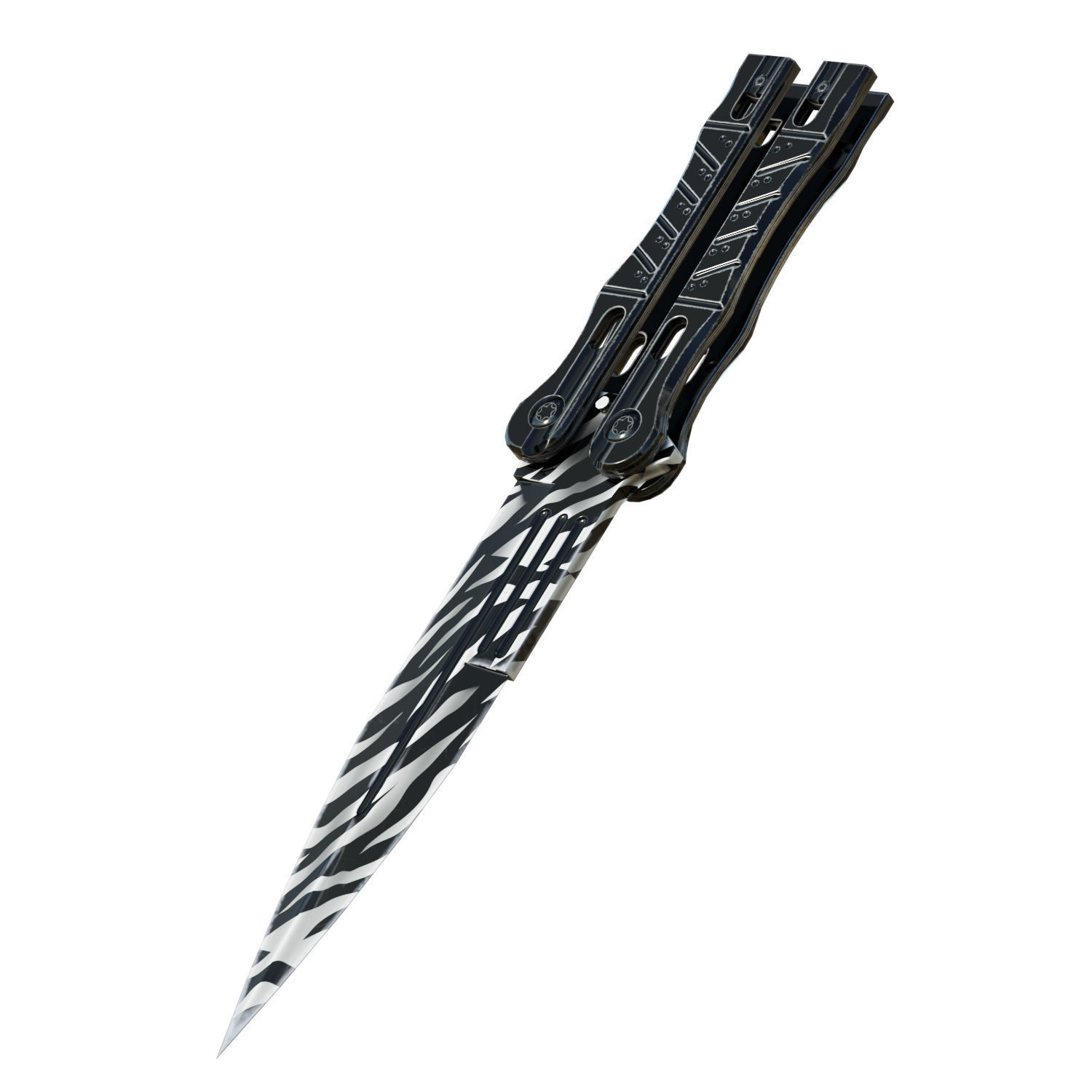 Butterfly Knife 3D model_5