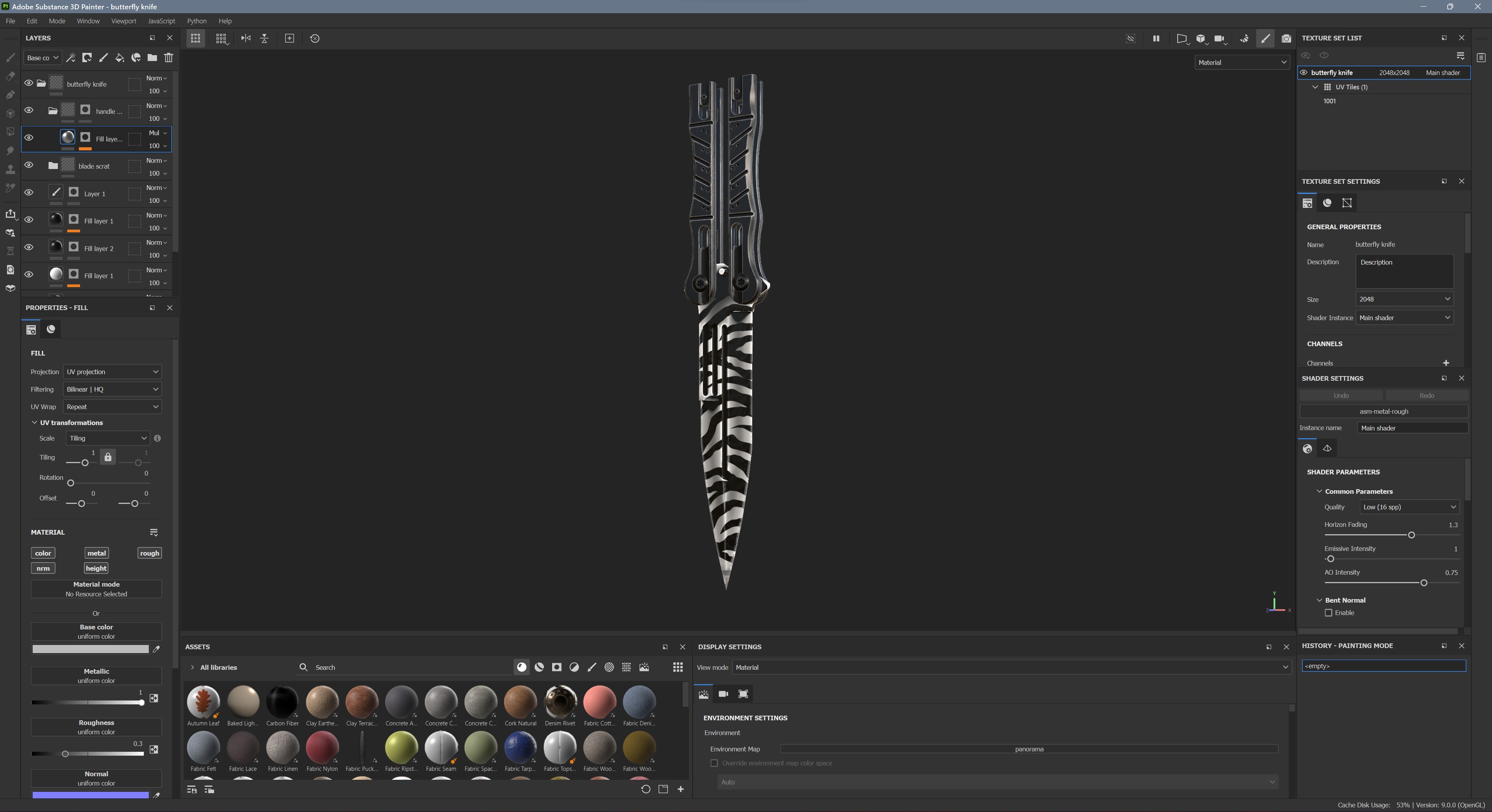 Butterfly Knife 3D model_15