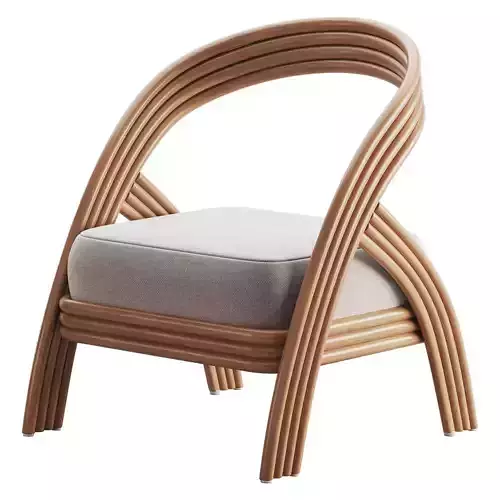 Ida Armchair Low-poly 3D model